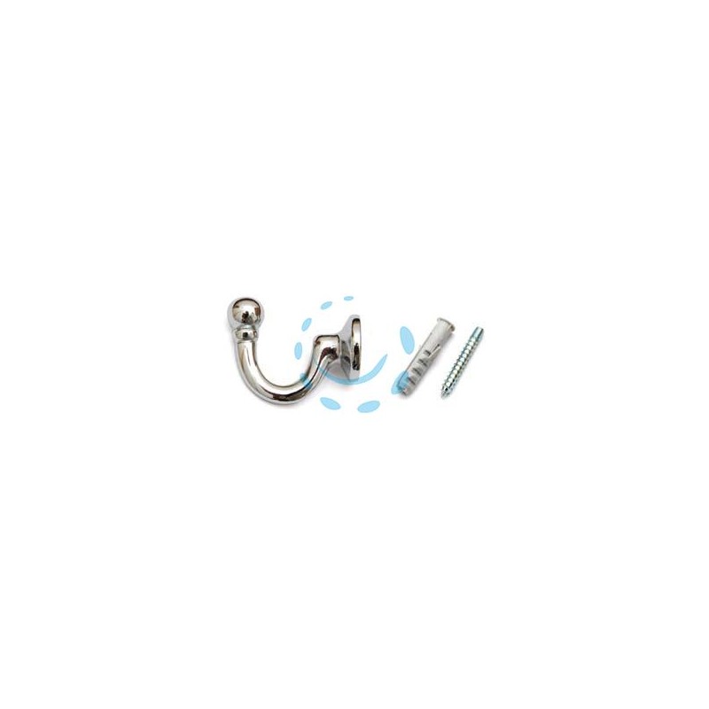 GANCI RACCOGLITENDA GRANDI CROMO - mm.37