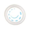 ANELLI PER SCORRITENDA TUBOLARI IN PLASTICA BIANCO - ø mm.26-35