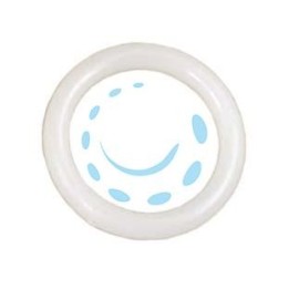 ANELLI PER SCORRITENDA TUBOLARI IN PLASTICA BIANCO - ø mm.30-45