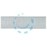 CINTINO NYLON GRIGIO SOTTILE PER AVVOLGIBILI - mt.50x mm.17h. in rotolo