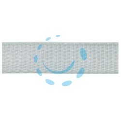 CINTINO NYLON GRIGIO SOTTILE PER AVVOLGIBILI - mt.50x mm.19h. in rotolo