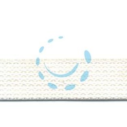 CINTINO NYLON BIANCO PER AVVOLGIBILI - mt.50x mm.22h. in rotolo gr.23 per metro