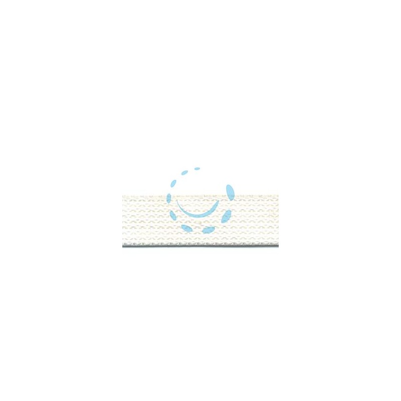 CINTINO NYLON BIANCO PER AVVOLGIBILI - mt.50x mm.22h. in rotolo gr.23 per metro