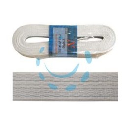 CINTINO PVC PER AVVOLGIBILI GRIGIO IN MATASSINE - mt.5,5x mm.22h. in matassina