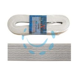CINTINO PVC PER AVVOLGIBILI GRIGIO IN MATASSINE - mt.5,5x mm.22h. in matassina