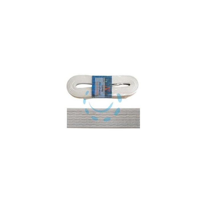 CINTINO PVC PER AVVOLGIBILI GRIGIO IN MATASSINE - mt.5,5x mm.22h. in matassina
