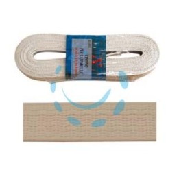 CINTINO PVC PER AVVOLGIBILI BEIGE IN MATASSINE - mt.5,5x mm.22h. in matassina