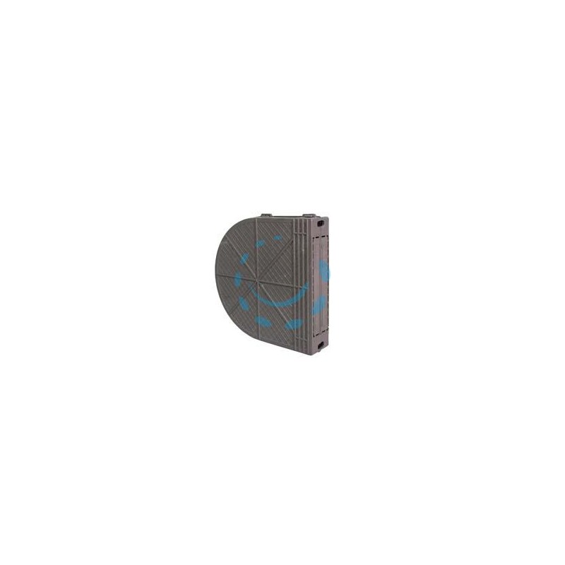 SCATOLA AVVOLGIBILI IN PLASTICA interforo cm.18,5 - dim.ingombro cm.20,5x4,5x20,5