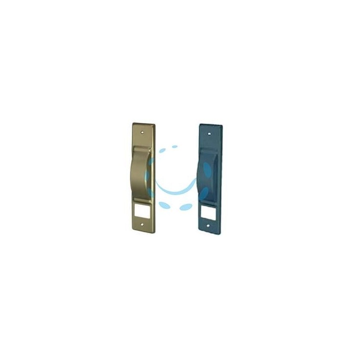 PLACCA PER AVVOLGITORI SEMINCASSO - bronzato anodizzato