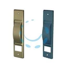 PLACCA PER AVVOLGITORI SEMINCASSO - nero verniciato