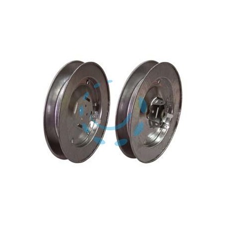 PULEGGIA CON FORO CIECO PER ASSE IN LEGNO - ø mm.200