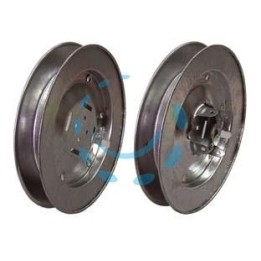 PULEGGIA CON FORO CIECO PER ASSE IN LEGNO - ø mm.220