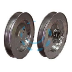 PULEGGIA CON FORO CIECO PER ASSE IN LEGNO - ø mm.220