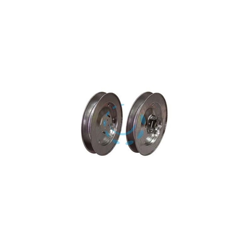 PULEGGIA CON FORO CIECO PER ASSE IN LEGNO - ø mm.240