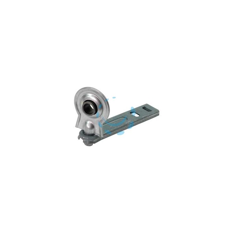 SUPPORTO A SFERA CON ZANCA A MURARE PER AVVOLGIBILI - mm.26x120