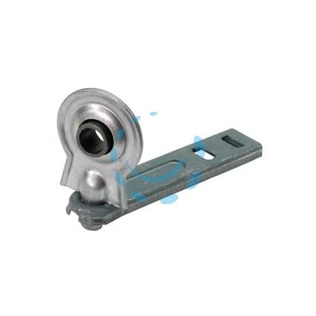 SUPPORTO A SFERA CON ZANCA A MURARE PER AVVOLGIBILI - mm.26x120