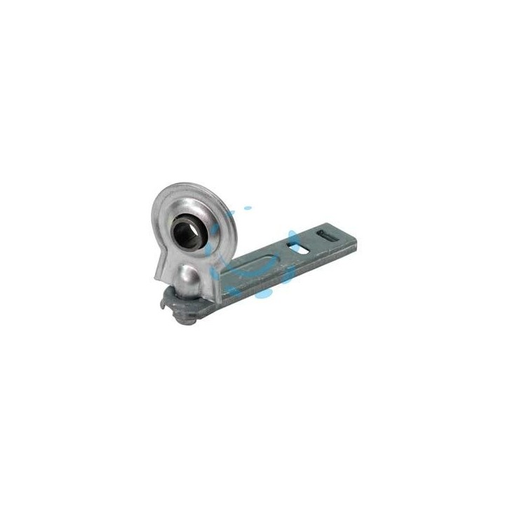 SUPPORTO A SFERA CON ZANCA A MURARE PER AVVOLGIBILI - mm.26x120