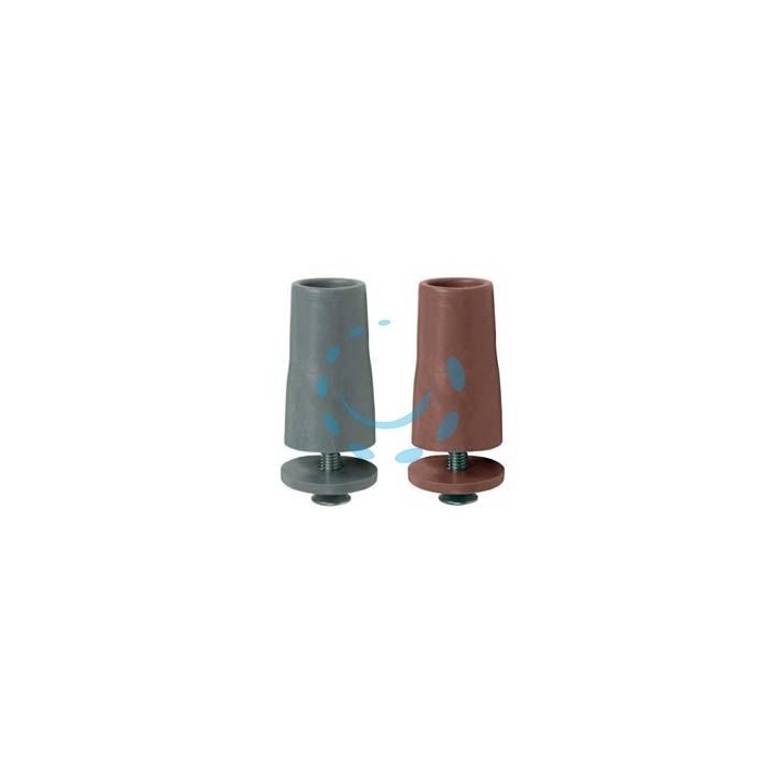 ARRESTI CON VITI PER AVVOLGIBILI - ø mm.24x40 colore grigio