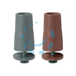 ARRESTI CON VITI PER AVVOLGIBILI - ø mm.24x30 colore marrone