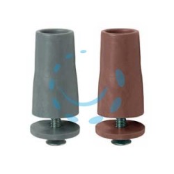 ARRESTI CON VITI PER AVVOLGIBILI - ø mm.24x30 colore marrone