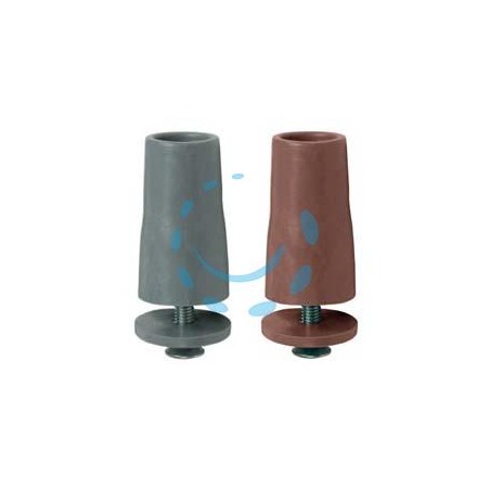 ARRESTI CON VITI PER AVVOLGIBILI - ø mm.24x30 colore marrone