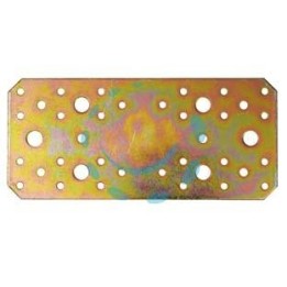 PIASTRA DI GIUNZIONE DRITTA GRANDE ART.793 - mm.90x200x3 spess.