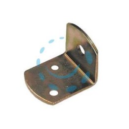 PIASTRA DI GIUNZIONE AD ANGOLO ART.850 - mm.30x30x37 - spessore mm.2,2