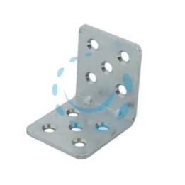 PIASTRA DI GIUNZIONE AD ANGOLO PESANTE ART.790 - mm.40x45x2,5 spess.