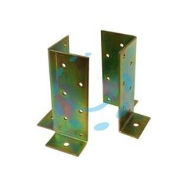 SUPPORTO A PAVIMENTO PER TRAVI ART.951 - base mm.60x60x165h - spessore mm.4