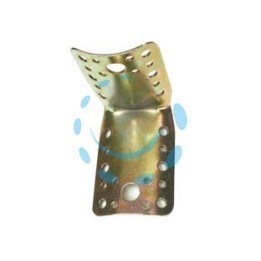 PIASTRA DI GIUNZIONE PIEGATA PER LEGNAME ART.934 - mm.65x85 - spessore mm.2 