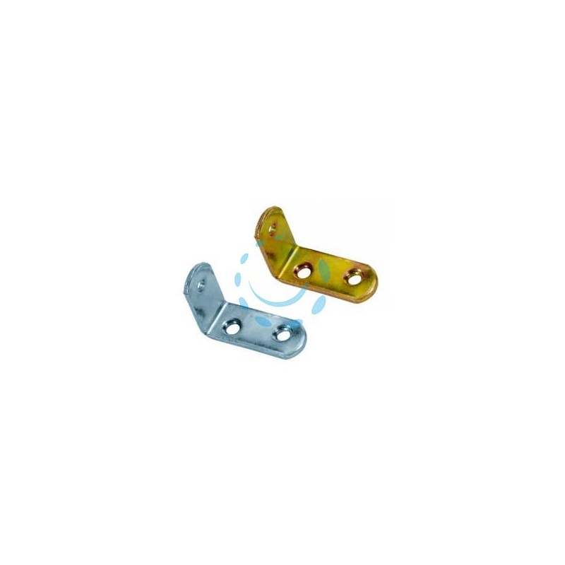 MENSOLINA REGGIPIANI A SQUADRA - mm.35x25 - piatto mm.15x2 - zincato giallo (624)