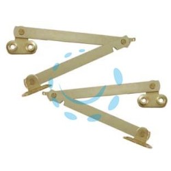 ASTA SNODATA LEGGERA CON FERMO ART.652 - cm.25 SX