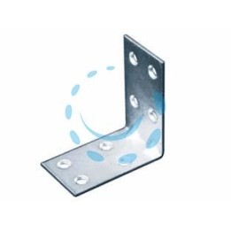 PIASTRA DI GIUNZIONE AD ANGOLO LARGHEZZA MM.30 - mm.100x100x30