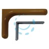 REGGIMENSOLE PER ARREDAMENTO ROVERE - mm.120, spessore mm.10