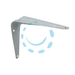 MENSOLA NERVATA - mm.150x200 colore bianco