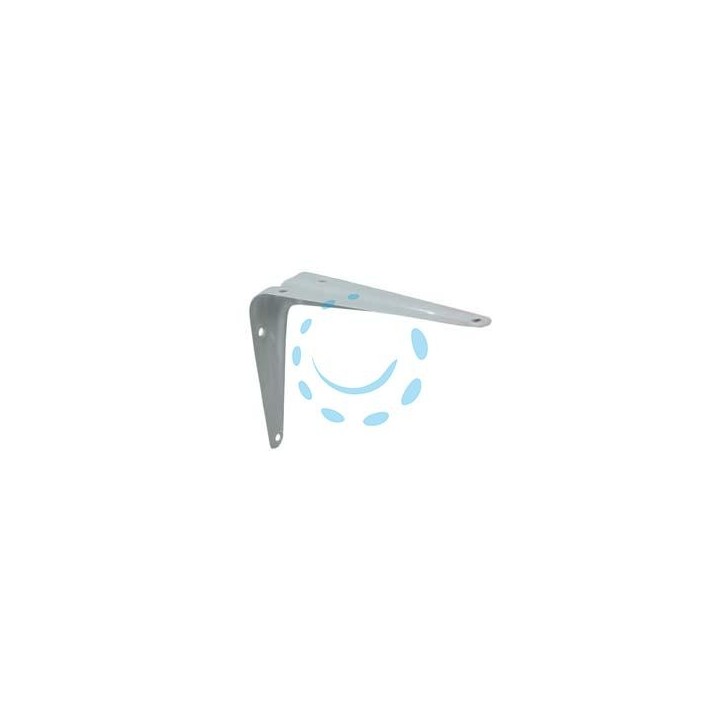 MENSOLA NERVATA - mm.150x200 colore bianco