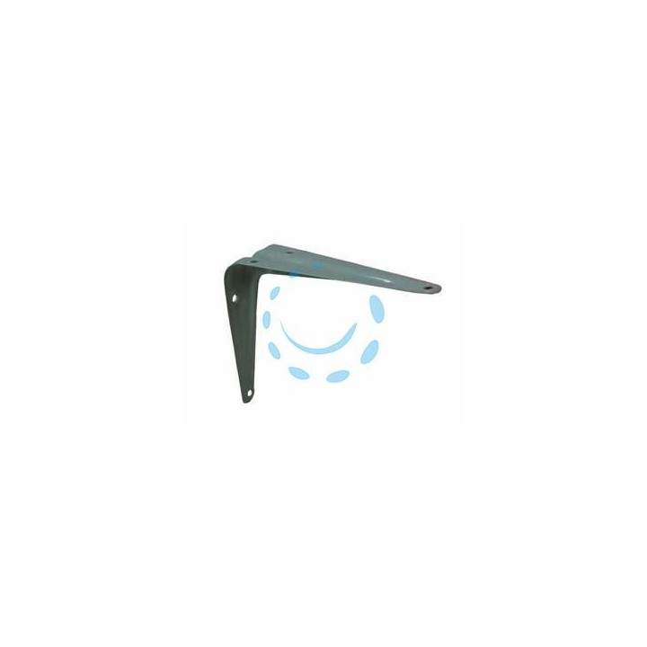 MENSOLA NERVATA - mm.200x250 colore grigio