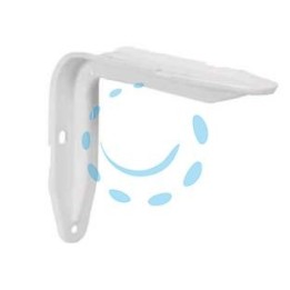 MENSOLA "EUROPA" BIANCA - mm.200x38x140h. colore bianco