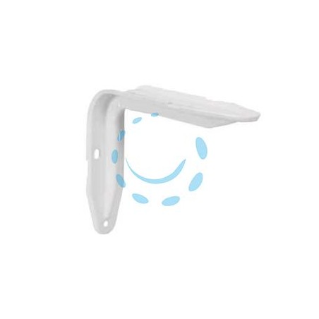 MENSOLA "EUROPA" BIANCA - mm.230x38x147h. colore bianco