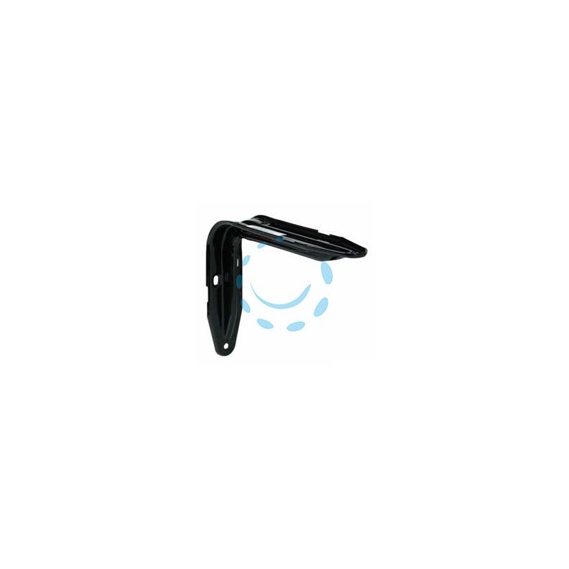 MENSOLA "EUROPA" NERA - mm.150x32x110h. colore nero