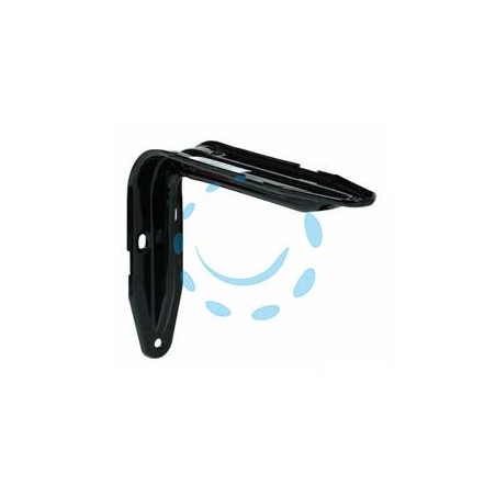 MENSOLA "EUROPA" NERA - mm.200x38x140h. colore nero