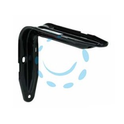 MENSOLA "EUROPA" NERA - mm.230x38x147h. colore nero