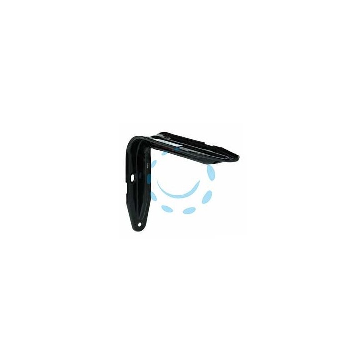 MENSOLA "EUROPA" NERA - mm.230x38x147h. colore nero