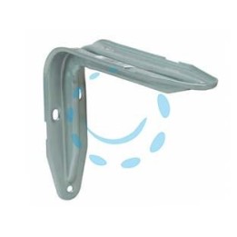 MENSOLA "EUROPA" ARGENTO - mm.230x38x147h. colore argento