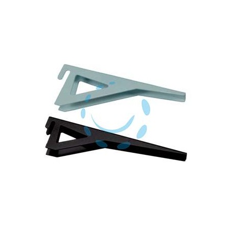 MENSOLE REGGIPIANO PER CREMAGLIERA - mm.150 bianco portata kg.50