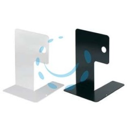 FERMALIBRO IN ACCIAIO VERNICIATO - mm.155x140x200h. colore nero