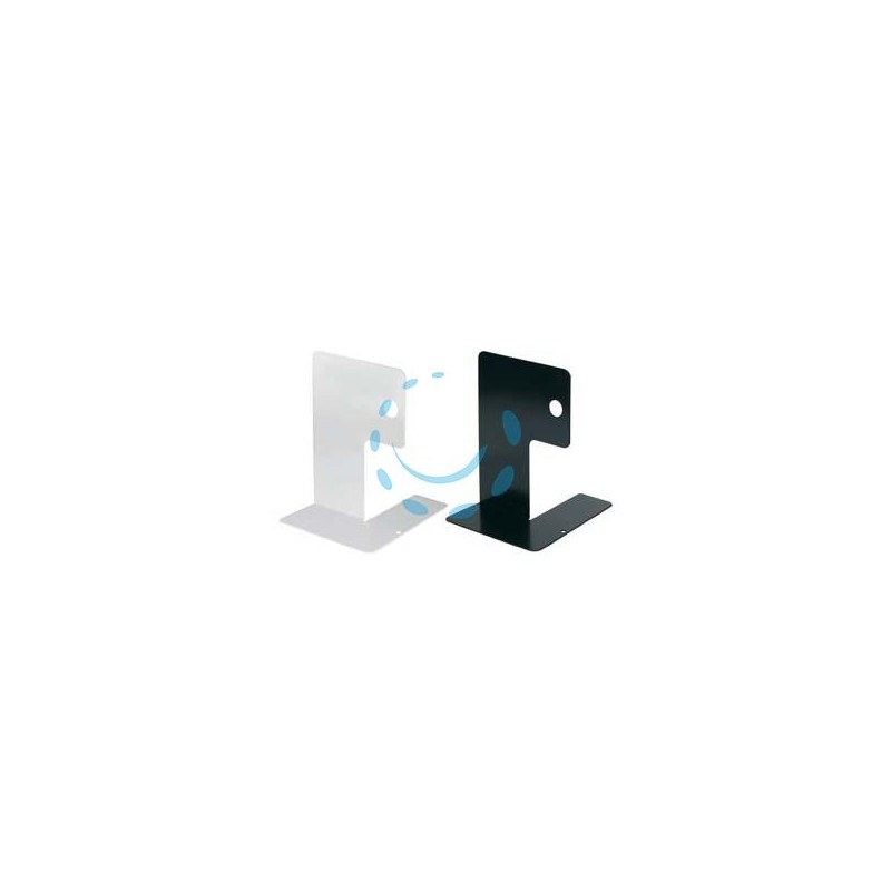 FERMALIBRO IN ACCIAIO VERNICIATO - mm.155x140x200h. colore nero