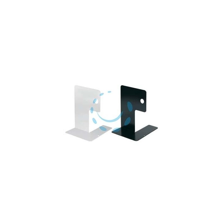 FERMALIBRO IN ACCIAIO VERNICIATO - mm.155x140x200h. colore nero