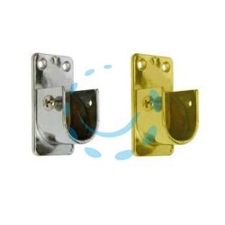 REGGITUBO LATERALE OVALE PER ARMADIO - mm.15x30, cromato
