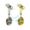REGGITUBO CENTRALE REGOLABILE OVALE PER ARMADIO - mm.15x30, cromato